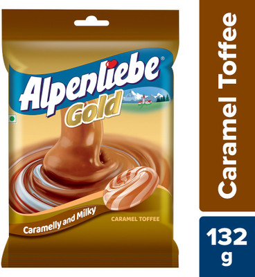 Alpenliebe Gold Rich Milky Caramel Toffee(132 g)