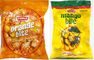 PARLE Orange Bite & Mango Bite Juicy Candy(2 x 271 g)
