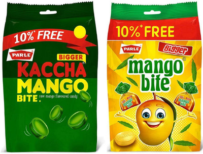 PARLE Kaccha Mango & Mango Bite Mango Candy(2 x 215 g)