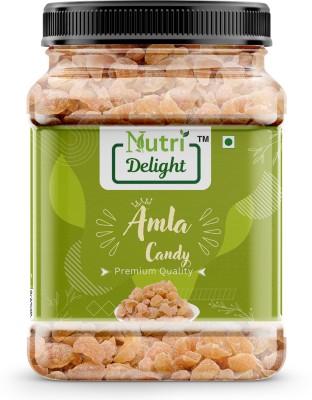 Nutri Delight Dried Amla Candy Organic Sweet Amla Candy Jar Pack Indian Gooseberry, Avla AMLA Candy(250 g)