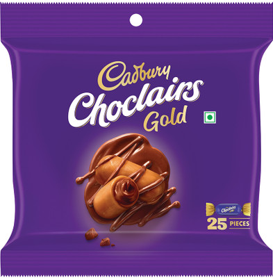 Cadbury Choclairs Gold Eeclairs Chocolate Candy(140 g)
