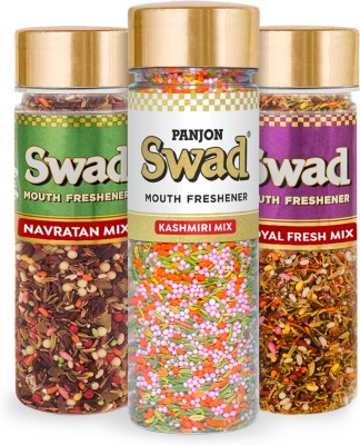 SWAD Mukhwas & Candy Combo (Royal Fresh,Navratan, Kashmiri Royal Fresh Mix, Kashmiri Mix, Navratan Mix Mouth Freshener(3 x 133.33 g)