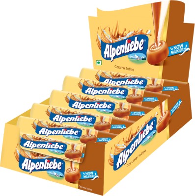 Alpenliebe Gold, Caramel Candy Stick Pack Caramel Candy Sticks(20 x 36 g)