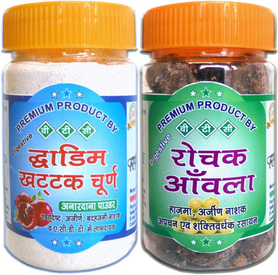 VTC Yummy Anardana Churan/Digestive Ayurvedic Rochak Amla Candy Amla Sour Candy(2 x 100 g)