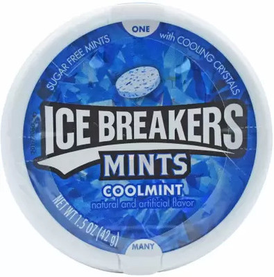 Icebreakers Sugar Free Mints , Coolmint Mouth Freshener(42 g)