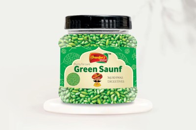 Grandpa's Orchard Grandpas orchard Premium Green saunf| Mukhwas| Mouth freshner|Fennel | 250 Gm Sweet Mouth Freshener(250 g)