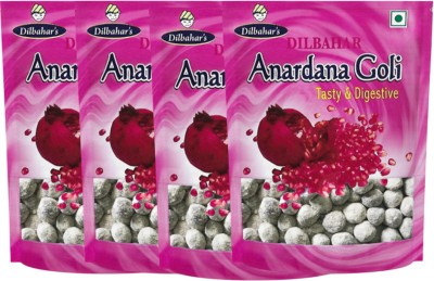 Dilbahar Yummy Digestive Anardana Goli 100g Pomegranate Candy(4 x 100 g)