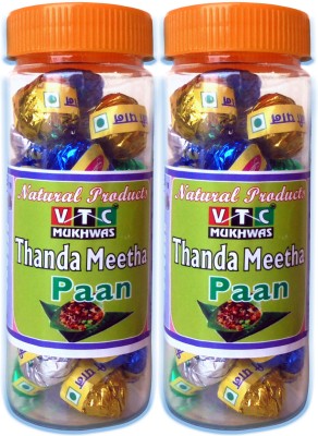 VTC Gulkand Thanda Meetha Paan I Natural Paan Natural Gulkand Paan Mouth Freshener(2 x 180 g)