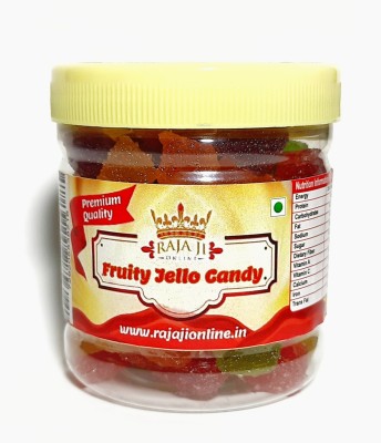 Raja Ji Online Mixed Fruit Jelly Candies | Sugar Coated Jelly Cubes | 200gm | Paik of 1 Mixed Fruits Jelly Candy(200 g)