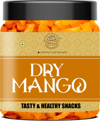 LDM foods Dried Mango Bites, Dehydrated Mango Dry Fruit Slices Healthy Bites, Ready to eat Mango Candy(200 g)