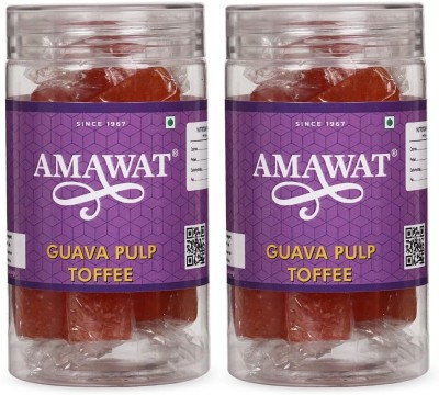 AMAWAT Guava Pulp Toffee (200gm; Pack of 2) Guava Pulp Toffee(2 x 1 pieces)