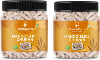 FreshoCartz Homemade Mukhwas Mango Slice Churan | Aam Pachak | Aplam Chaplam | Aam Papad Sweet, Sour and Tangy, Khatta Mitha, Churan Mouth Freshener(2 x 300 g)