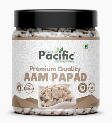 ORGANIC PACIFIC Aam Papad | Sweet and Tangy Mango Slice | Traditional Fruit Snack Sweet & Tangy, Chatpata, slightly bitter Sour Candy(500 g)