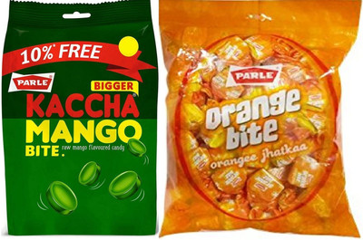 PARLE Kaccha Mango bite & Orange bite Candy(2 x 250 g)