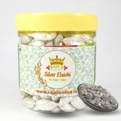 Raja Ji Online Silver Elaichi Mukhwas Mouth Freshener(100 g)