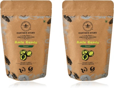 Earthen Story Certified Organic Sweet Amla candy, Healthy Candy(2 x 200 g)