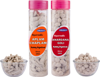 Dilbahar Anardana Goli Aplam Chaplam Combo 375 g Mango, Pomegranate(2 x 187.5 g)