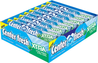 center fresh Xtra Peppermint Flavour, Chewing Gum Stick Pack Mint Mint(24 x 20 g)