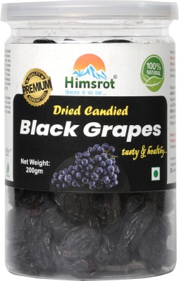 Himsrot Dried Candied Black Grapes Candy - 200g Raisins(200 g)