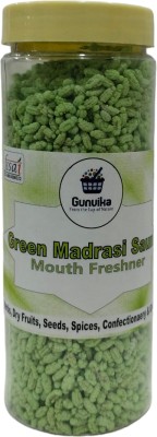 Gunvika Green Madrasi Saunf Peppermint Coated Fennel Seed Green Saunf Thandai Mint Saunf Peppermint Mouth Freshener(200 g)