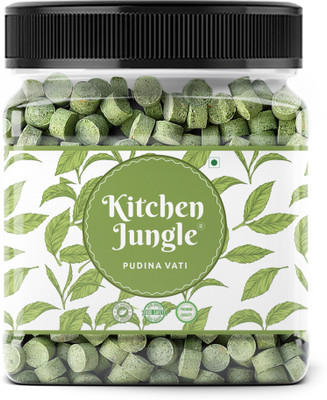 Kitchen Jungle ( 350g ) Pudina Vati (Pachak Pudina Shots, Churan, Goli) Mint Mouth Freshener(350 g)