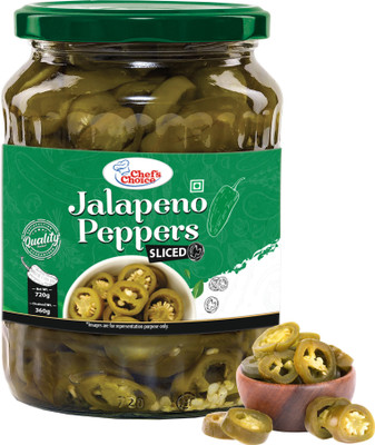 Chef's Choice Sliced Jalapeno Peppers - 720g | Perfect for Topping Jalapenos(720 g)