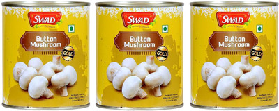 SWAD Healthy & Fresh Button Mushroom Mushroom(2400 g, Pack of 3)