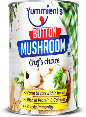 Yummients Canned Buttion Mushrooms Mushroom(800 g)