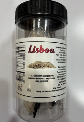 LISBOA SALTED SHEEP SAUSAGE CASINGS HOT DOGS Meat(750 g)