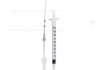 V SHAJAG Complete IUI Cannula Kit (11cm)-Fertility with Precision Intravenous  Cannula(Pack of 4)
