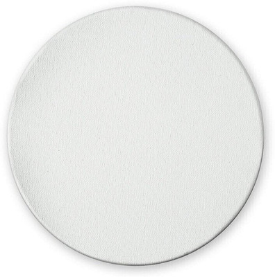 Eascan Art 12 Cotton Medium Grain Pre Stretched Canvas (Set of 1)(White)