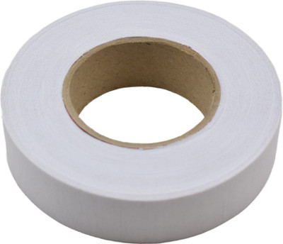 Hunny - Bunch Bukram Pasting Fusible Stiff Pasting Specially in Collar and Cuff (1 inch) Polycotton Soft Touch Canvas Roll (Set of 1)(White)