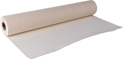 zocket 12X 5 CANVAS ROLL Cotton Medium Grain Canvas Roll (Set of 1)(White)