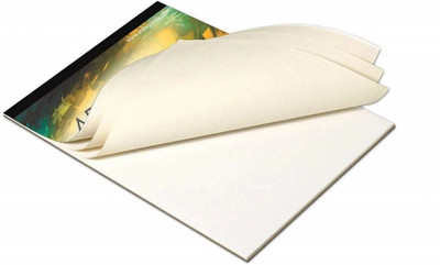 Eascan Art 8 x 10 Cotton Medium Grain Canvas Pad (Set of 1)(White)