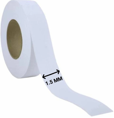 Kavch BUKRAM PASTING FUSIBLE CANVAS (1.5 INCH WIDE X 30 MTRS LENGTH) Cotton Soft Touch Canvas Roll (Set of 1)(White)
