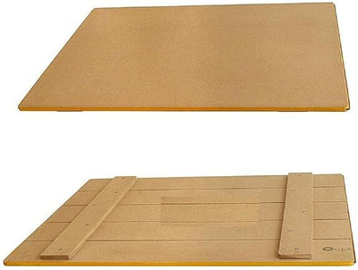 APAX MDF Acrylic Fairly Hard Board Canvas (Set of 1)(Brown)