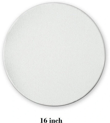 Eascan Art 16 Cotton Medium Grain Pre Stretched Canvas (Set of 1)(White)