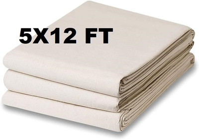 PITLOUM CRAFT CANVAS Cloth Extra Fine Grain Pre Stretched Canvas (Set of 1)(Cream)