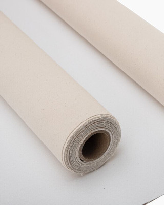 SHOP GLOBAL 12x5 CANVAS ROLL/ Cotton Medium Grain Canvas Roll (Set of 1)(White)