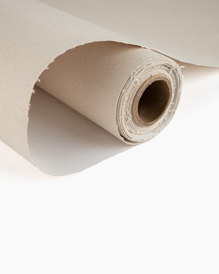 zocket 12X 5 Cotton Medium Grain Canvas Roll (Set of 1)(White)