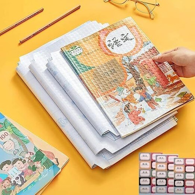 takemesales Self Adhesive Book Covering Linen Soft Touch Pre Stretched Canvas (Set of 30)(Multicolor)
