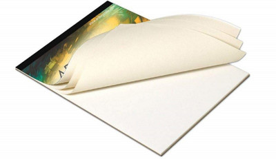 ARTRINA 8 x 10 Cotton Medium Grain Canvas Pad (Set of 1)(White)