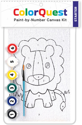 ARTIGGLE Starter Canvas Painting kit, Canvas Board 4'*6' Pack of2 ,Paint by Numbers Cloth Extra Fine Grain Board Canvas (Set of 2)(Multicolor)