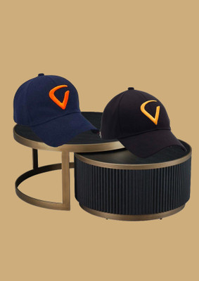 Evanden Embroidered, Self Design, Solid Sports/Regular Cap Cap(Pack of 2)