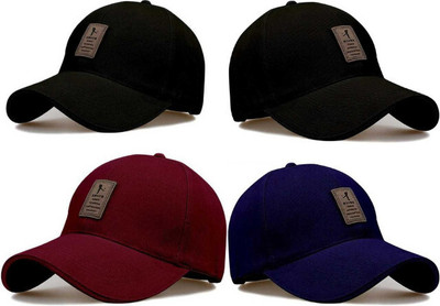 blutech Sports/Regular Cap Cap(Pack of 4)