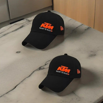 blutech Embroidered, Self Design, Solid Sports/Regular Cap Cap(Pack of 2)