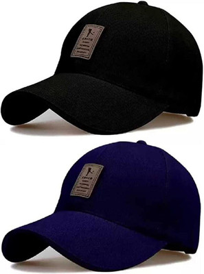 Dcmr Self Design Sports/Regular Cap Cap(Pack of 2)