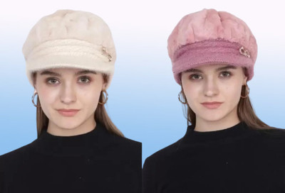 GLAMHOOD Visor Cap Cap(Pack of 2)