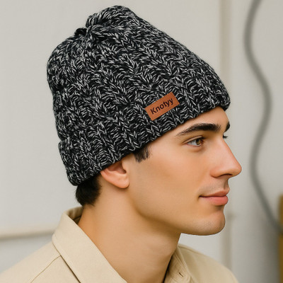 Knotyy Solid Beanie Cap