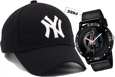 Brostin Solid Sports/Regular Cap Cap(Pack of 2)